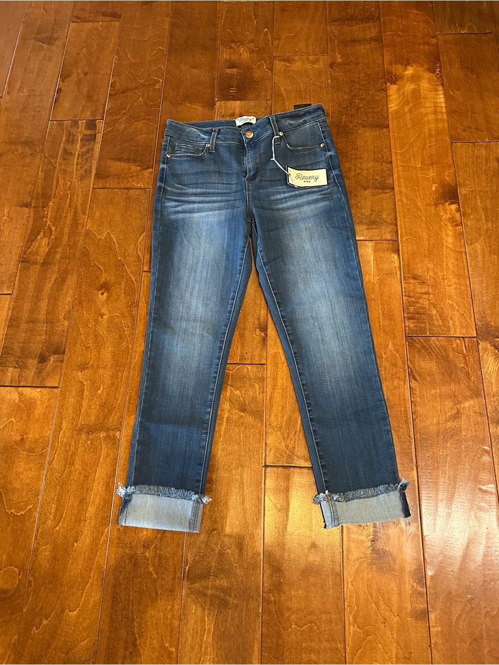 Revelry Indigo Rolled Hem Slim Jeans